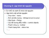 Bài giảng Lập trình Windows - Chương 5: Lập trình tài nguyên