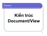 Bài giảng Lập trình Windows - Chương 7: Kiến trúc Document/View