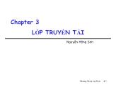 Bài giảng Mạng máy tính - Chương 3: Lớp truyền tải - Nguyễn Hồng Sơn