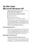 Bài giảng Tin học căn bản - Phần 2: Hệ điều hành Microsoft Windows XP
