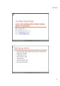 Bài giảng Tin học ứng dụng - Chương 3: Các hàm thống kê cơ bản, tương quan và hồi quy - Phan Trọng Tiến