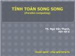 Bài giảng Tính toán song song - Chương 1: Các kiến trúc song song - Ngô Văn Thanh