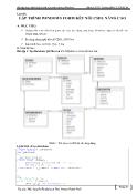Bài tập thực hành Lập trình trên môi trường Windows - Lab 08: Lập trình Windows Form kết nối CSDL nâng cao - ĐHCN TP.HCM