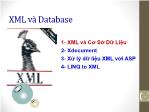 Cline Sever - Chương 6: XML và Database - Trần Kim Chi