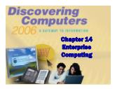 Discovering Computer - Chapter 14: Enterprise Computing