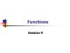 Elementary Programming with C - Session 9: Functions