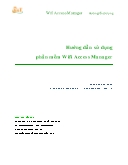 Hướng dẫn sử dụng phần mềm Wifi Access Manager