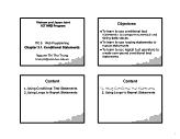 ICT 5 Web Development - Chapter 3.1: Conditional Statements - Nguyen Thi Thu Trang