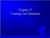 Introduction to Java Programing - Chapter 17: Creating User Interfaces