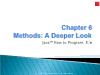 Java How to Program - Chapter 6: Methods: A Deeper Look