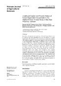 Livelihood Capital and Poverty Status of Forest Dependent Households in the Highland Area: A Case Study in Bac Kan Province, Vietnam