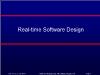 Software Engineering - Chapter 15: Real-time Software Design