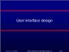 Software Engineering - Chapter 16: User interface design