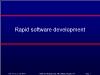 Software Engineering - Chapter 17: Rapid software development