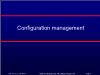 Software Engineering - Chapter 29: Configuration management