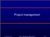 Software Engineering - Chapter 4: Project management