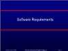 Software Engineering - Chapter 6: Software Requirements