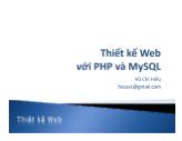 Thiết kế Web - Thiết kế Web với PHP và MySQL - Vũ Chí Hiếu