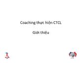 Bài giảng Các thách thức CTCL và phương pháp tiếp cận Coaching