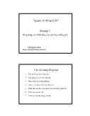 Bài giảng Nguyên lý thống kê Kế toán - Chương 3: Tổng hợp và trình bày các dữ liệu thống kê - Hồ Ngọc Ninh