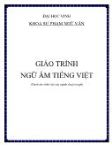 Giáo trình Ngữ âm Tiếng Việt - Phần 2 - Đại học Vinh