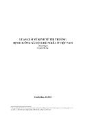 Luận giải về kinh tế thị trường định hướng Xã hội chủ nghĩa ở Việt Nam - Huỳnh Thế Du