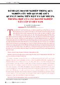 Đánh giá doanh nghiệp thông qua nghiên cứu mối quan hệ giữa quản lý dòng tiền mặt và lợi nhuận: Trường hợp của các doanh nghiệp xây lắp ở Việt Nam