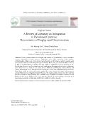 A review of literature on immigration in developed countries: Determinants of employment discrimination
