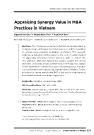 Appraising Synergy Value in M&A Practices in Vietnam