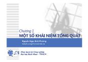 Bài giảng Lập và phân tích dự án cho kỹ sư (700200) - Chương 1: Một số khái niệm tổng quát - Nguyễn Ngọc Bình Phương