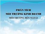 Bài giảng Phân tích môi trường kinh doanh