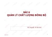 Bài giảng Quản lý chất lượng sản phẩm - Bài 6: Quản lý chất lượng đồng bộ