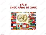 Bài giảng Quản trị học - Bài 5: Chức năng tổ chức