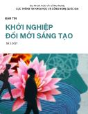 Bản tin Khởi nghiệp đổi mới sáng tạo - Số 3 năm 2021