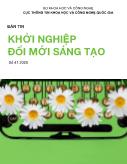 Bản tin Khởi nghiệp đổi mới sáng tạo - Số 41 năm 2020