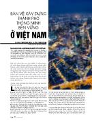 Bàn về xây dựng thành phố thông minh bền vững ở Việt Nam