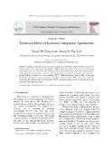 Diversion effect of economic integration agreements