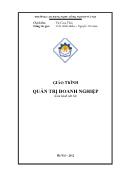 Giáo trình Quản trị doanh nghiệp - Vũ Công Thái