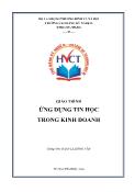 Giáo trình Ứng dụng tin học trong kinh doanh - Phan Lê Hông Vân