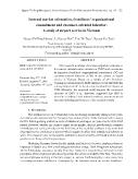 Internal market orientation, frontliners’ organizational commitment and customer-Oriented behavior: A study of airport service in Vietnam