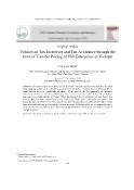 Policies on tax incentives and tax avoidance through the form of transfer pricing of FDI enterprises in Vietnam