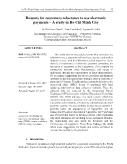 Reasons for customers reluctance to use electronic payments – A study in Ho Chi Minh City