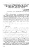 Setting up a key performance indicators to measure business strategy objectives using the balanced scorecard method - In the case of the Northern Electricity Corporation, Vietnam