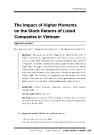 The Impact of Higher Moments on the Stock Returns of Listed Companies in Vietnam