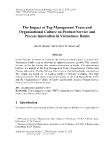 The impact of top management team and organizational culture on product/service and process innovation in Vietnamese banks