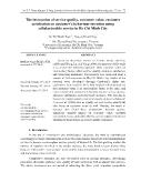 The interaction of service quality, customer value, customer satisfaction on customer’s behaviour intention using cellular/mobile service in Ho Chi Minh City