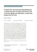 Vi phạm cấm vận trong hoạt động thương mại và thanh toán quốc tế - Những vấn đề đặt ra đối với doanh nghiệp xuất nhập khẩu và ngân hàng thương mại Việt Nam