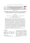 Which skills sme managers need to enter foreign markets: An imperial study in Vietnamese agricultural SMEs