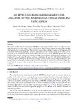 An effective high-order element for analysis of two-dimensional linear problem using SBFEM