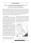 Áp dụng lý thuyết tập mờ xây dựng chỉ số chất lượng nước cho lưu vực sông Nhuệ-Đáy